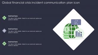 Global Financial Crisis Incident Communication Plan Icon