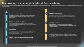 Global Fintech Industry Outlook Market Key Takeaways And Strategic Insights Of Fintech Industry IR SS