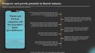 Global Fintech Industry Outlook Market Prospects And Growth Potential In Fintech Industry IR SS