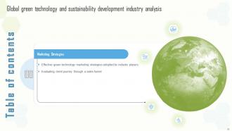 Global Green Technology And Sustainability Development Industry Analysis Complete Deck Adaptable Professionally
