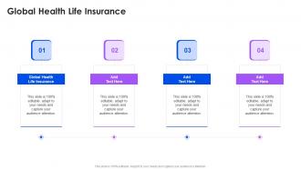 Global Health Life Insurance In Powerpoint And Google Slides Cpb