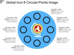 Global icon 8 circular points image