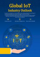 Global IoT Industry Outlook Pdf Word Document IR
