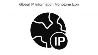 Global Ip Information Monotone Icon In Powerpoint Pptx Png And Editable Eps Format