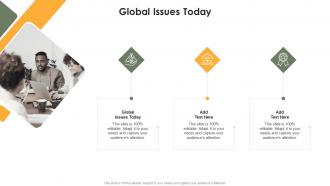 Global Issues Today In Powerpoint And Google Slides Cpb