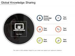 Global knowledge sharing ppt powerpoint presentation gallery inspiration cpb