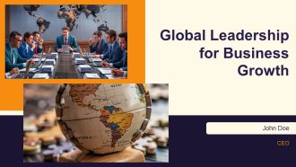 Global Leadership For Business Growth PPT Example AT