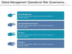 Global management operational risk governance revenue management venture capital cpb