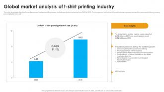 Global Market Analysis Of T Shirt Printing Custom Apparel Printing Business Plan BP SS