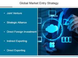 Global market entry strategy powerpoint slide backgrounds