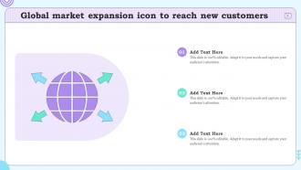 Global Market Expansion Icon To Reach New Customers