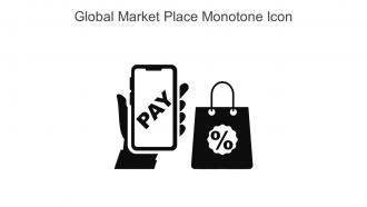 Global Market Place Monotone Icon In Powerpoint Pptx Png And Editable Eps Format