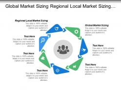 Global market sizing regional local market sizing competitor profiles