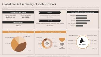 Global Market Summary Of Mobile Cobots Cobots Applications Ppt Professional Slide Portrait