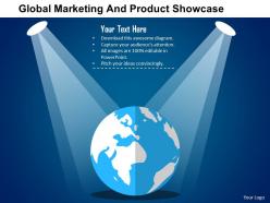Global marketing and product showcase flat powerpoint design