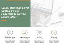 Global marketing loyal customers 360 performance review ripple effect cpb
