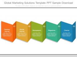 Global marketing solutions template ppt sample download