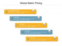 Global matrix pricing ppt powerpoint presentation styles slide portrait cpb