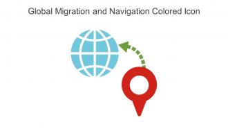Global Migration And Navigation Colored Icon In Powerpoint Pptx Png And Editable Eps Format
