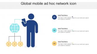 Global Mobile Ad Hoc Network Icon