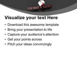 Global mobile media concept powerpoint templates ppt themes and graphics 0213