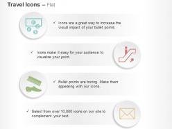 Global money accelerator shoe brush mail ppt icons graphics