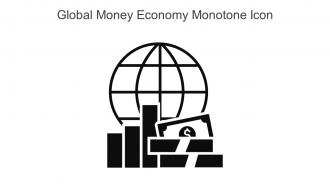 Global Money Economy Monotone Icon In Powerpoint Pptx Png And Editable Eps Format