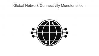 Global Network Connectivity Monotone Icon In Powerpoint Pptx Png And Editable Eps Format