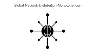 Global Network Distribution Monotone Icon In Powerpoint Pptx Png And Editable Eps Format