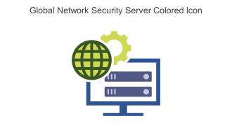 Global Network Security Server Colored Icon In Powerpoint Pptx Png And Editable Eps Format