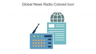 Global News Radio Colored Icon In Powerpoint Pptx Png And Editable Eps Format