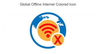 Global Offline Internet Colored Icon In Powerpoint Pptx Png And Editable Eps Format