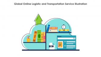 Global Online Logistic And Transportation Service Illustration