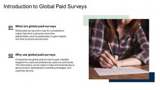 Global Paid Surveys Powerpoint Presentation And Google Slides ICP Professional Slides