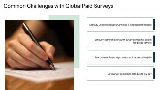 Global Paid Surveys Powerpoint Presentation And Google Slides ICP Informative Slides