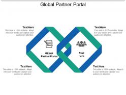 Global partner portal ppt powerpoint presentation slides tips cpb
