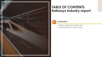Global Passenger Railways Industry Report Powerpoint Presentation Slides IR SS Good Unique