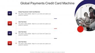 Global Payments Credit Card Machine In Powerpoint And Google Slides Cpb