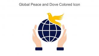Global Peace And Dove Colored Icon In Powerpoint Pptx Png And Editable Eps Format