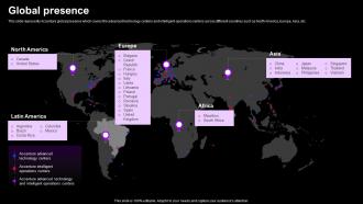 Global Presence Accenture Company Profile CP SS