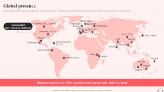 Global Presence Airbnb Company Profile Ppt Template CP SS