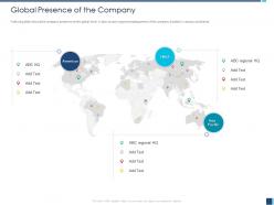 Global presence of the company m1219 ppt powerpoint presentation show summary