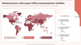 Global Presence With Export Offices And Production Facilities Multinational Food Processing Company Profile