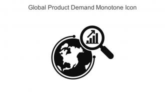 Global Product Demand Monotone Icon In Powerpoint Pptx Png And Editable Eps Format