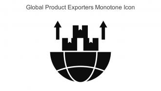 Global Product Exporters Monotone Icon In Powerpoint Pptx Png And Editable Eps Format
