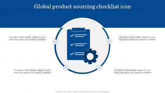 Global Product Sourcing Checklist Icon