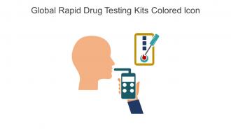 Global Rapid Drug Testing Kits Colored Icon In Powerpoint Pptx Png And Editable Eps Format