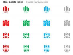 Global real estate growth apartment good location ppt icons graphics