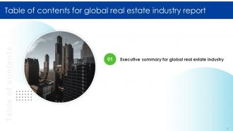 Global Real Estate Industry Outlook By Segments Business Type And Geography IR Pre-designed Colorful
