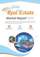 Global Real Estate Market Report 2023 Pdf Word Document IR V